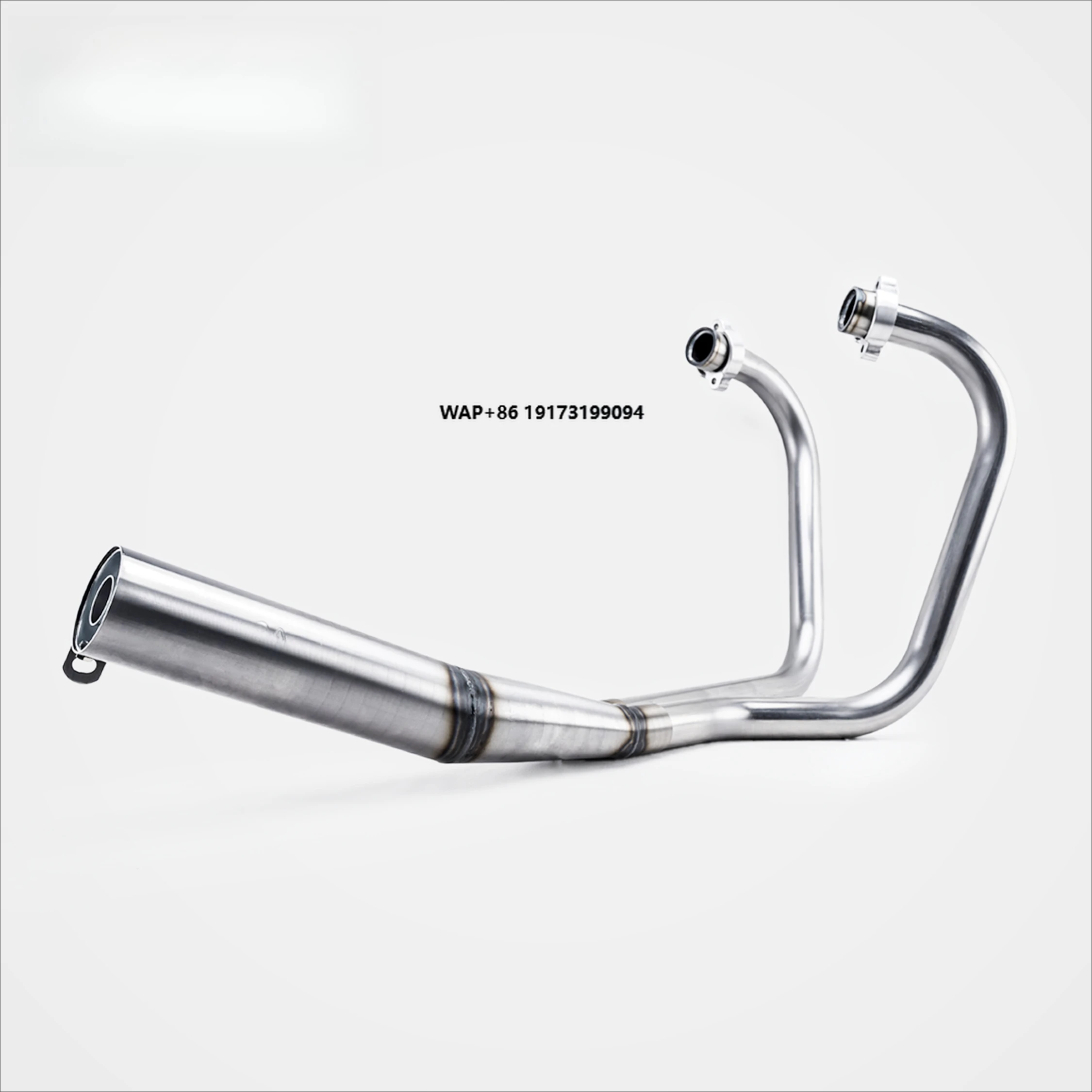 For SUZUKI GS400 Fit1976-1979 Metallic Original Color Motorcycle Full-System Exhaust Pipe Retro-Style OEM Wholesale Customizable