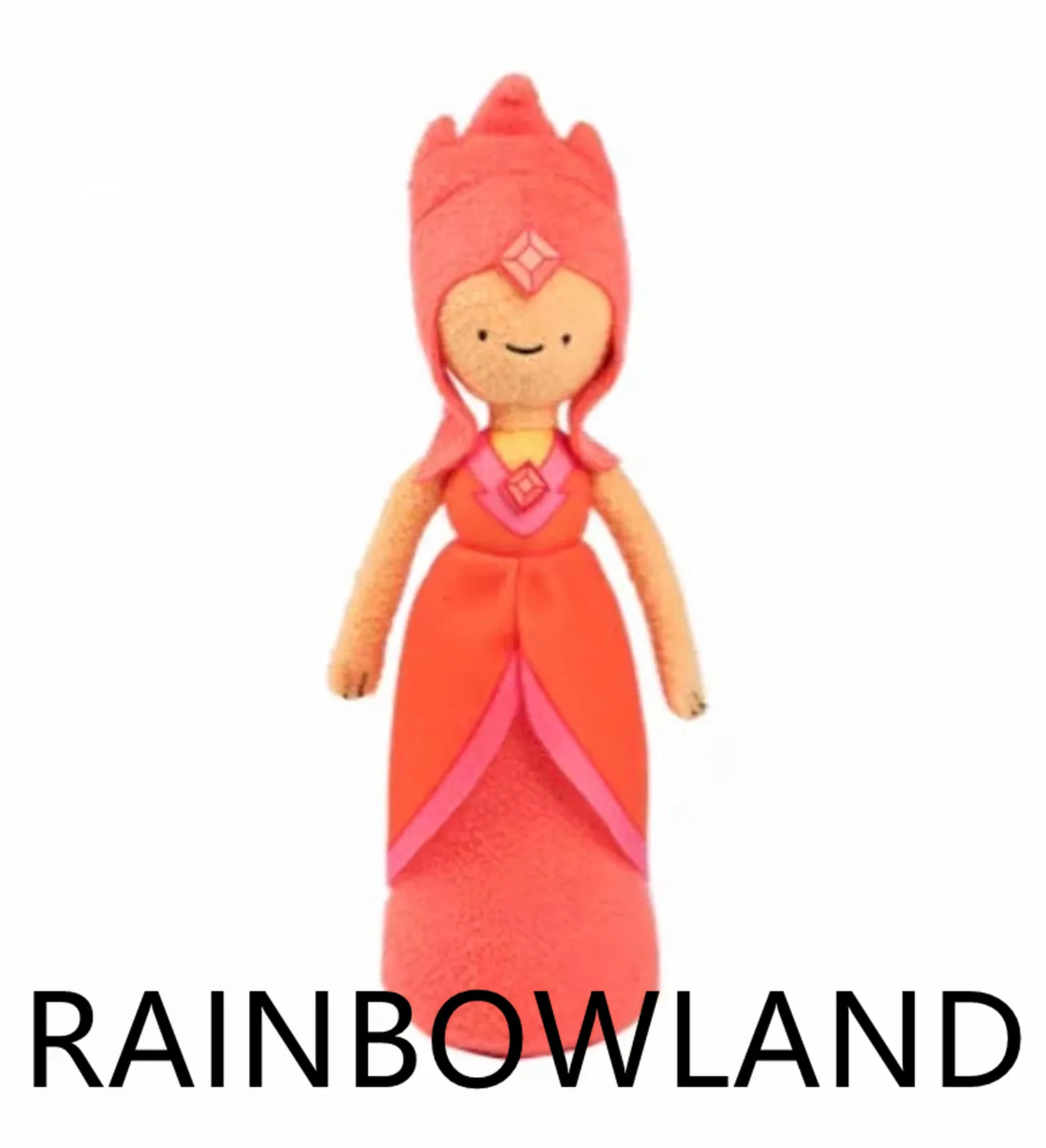 New Kawaii Anime Flame Princess Plush Kids Stuffed Toys For Children Gifts 27CM
