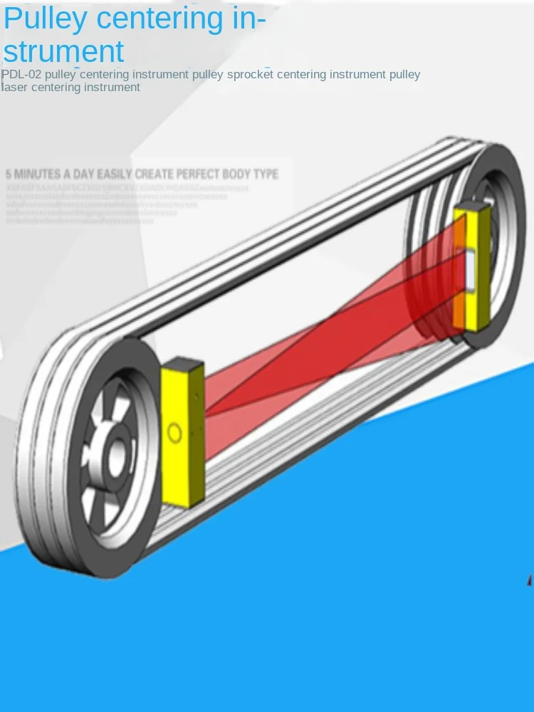 ZN-02 Pulley Alignment Instrument  Laser  Belt  Pulley Sprocket