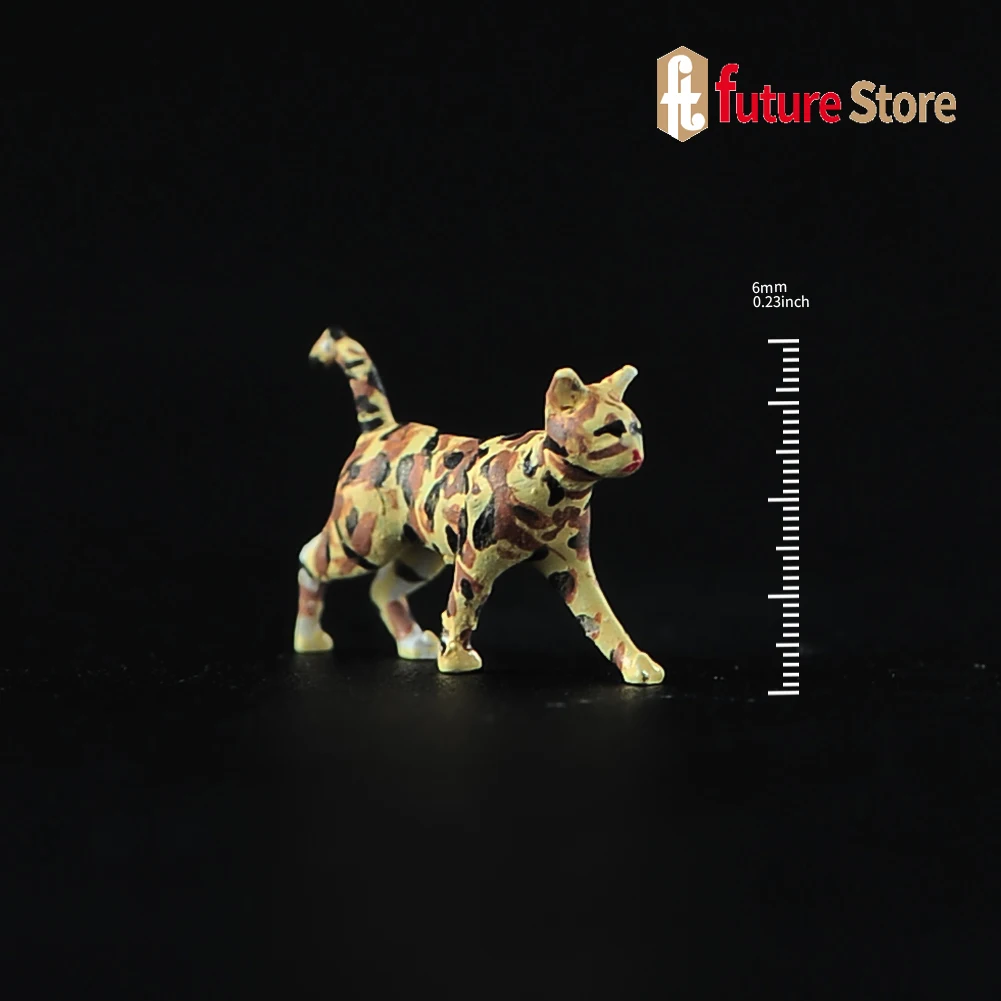 ANT 3D Print 1/64 1/43 Pet Cat Painted Diorama Figure Model Miniature Creative Photography Home Decoration Car Model Matching