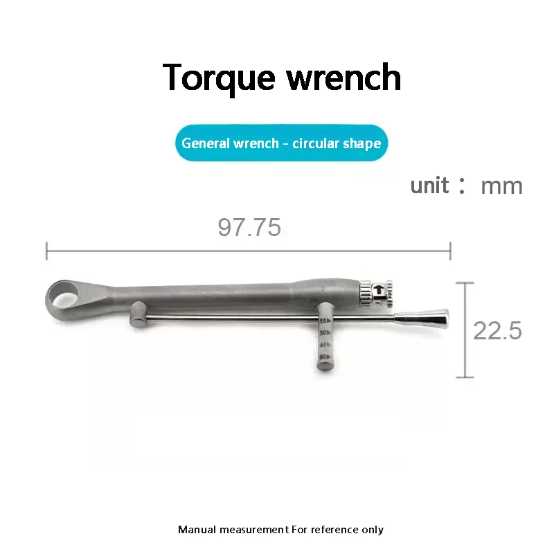 Dental Torque Wrench Conversion Head Ratchet Composite Triangular Square Screwdriver Universal Implant Repair Tool