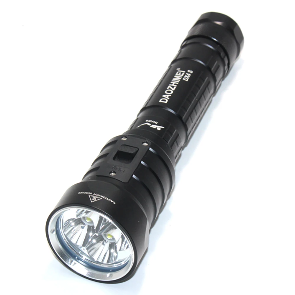 Ultra Bright LED Diving Flashlight White/Yellow Dive Torch 3 modes Scuba Dive Lamp 26650 Diving Flash Light