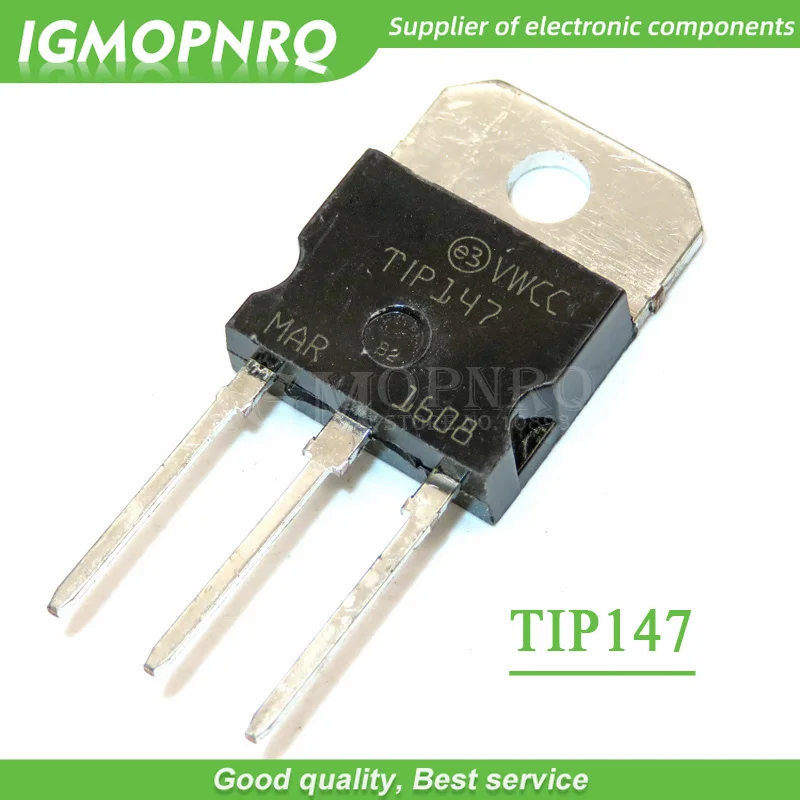 10 peças tip147 to-218 100v/10a/125w pnp darlington transistor novo original
