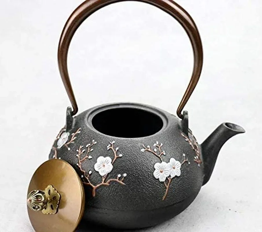 Cast Iron Teapot Caiquemei Peanut Kettle Tea Set