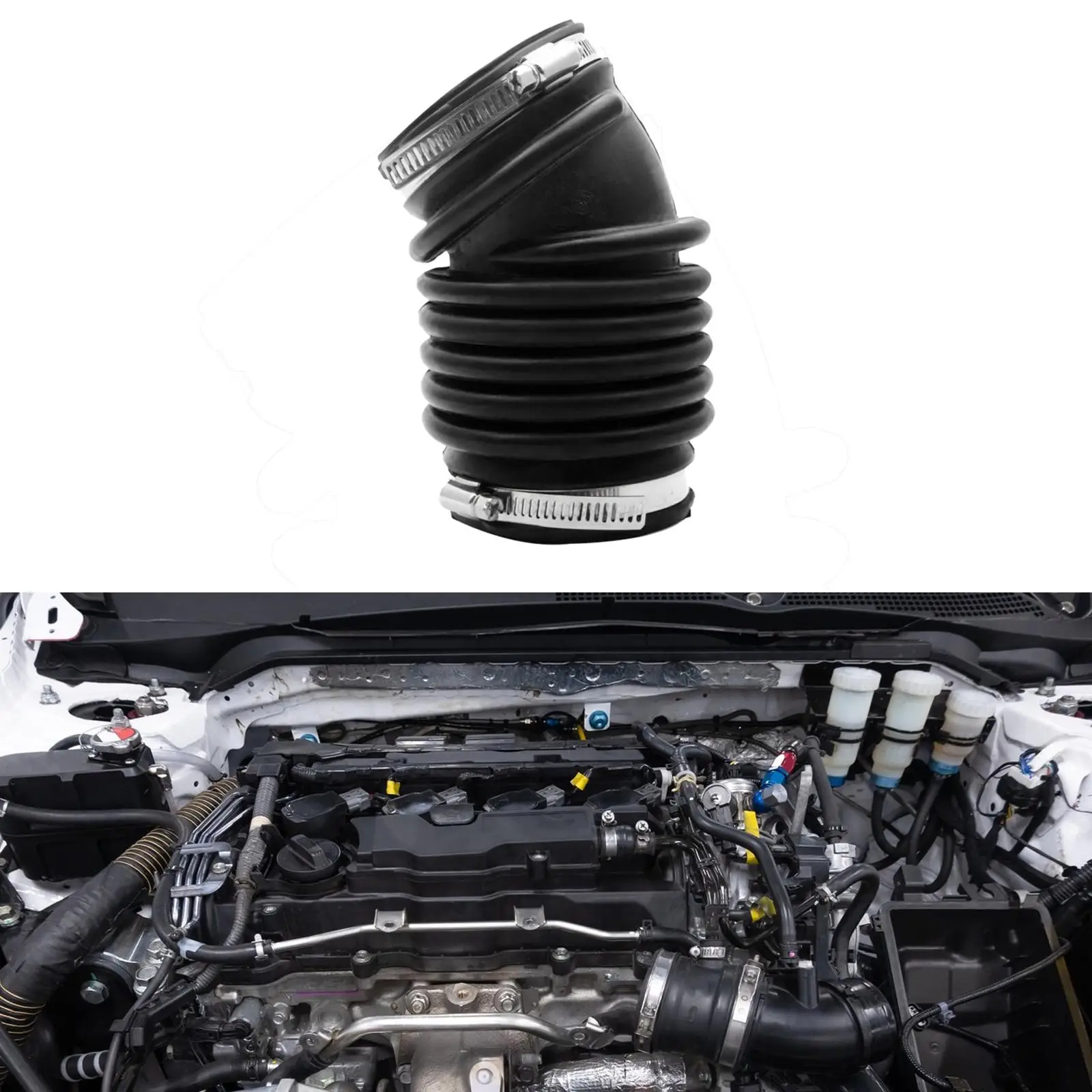 Air Filter Intake Hose Flexible 1684286 for Ford C-max DM2 Focus II Turnier DA_ Ffs DS Focus II Kabriolet Easy to Install