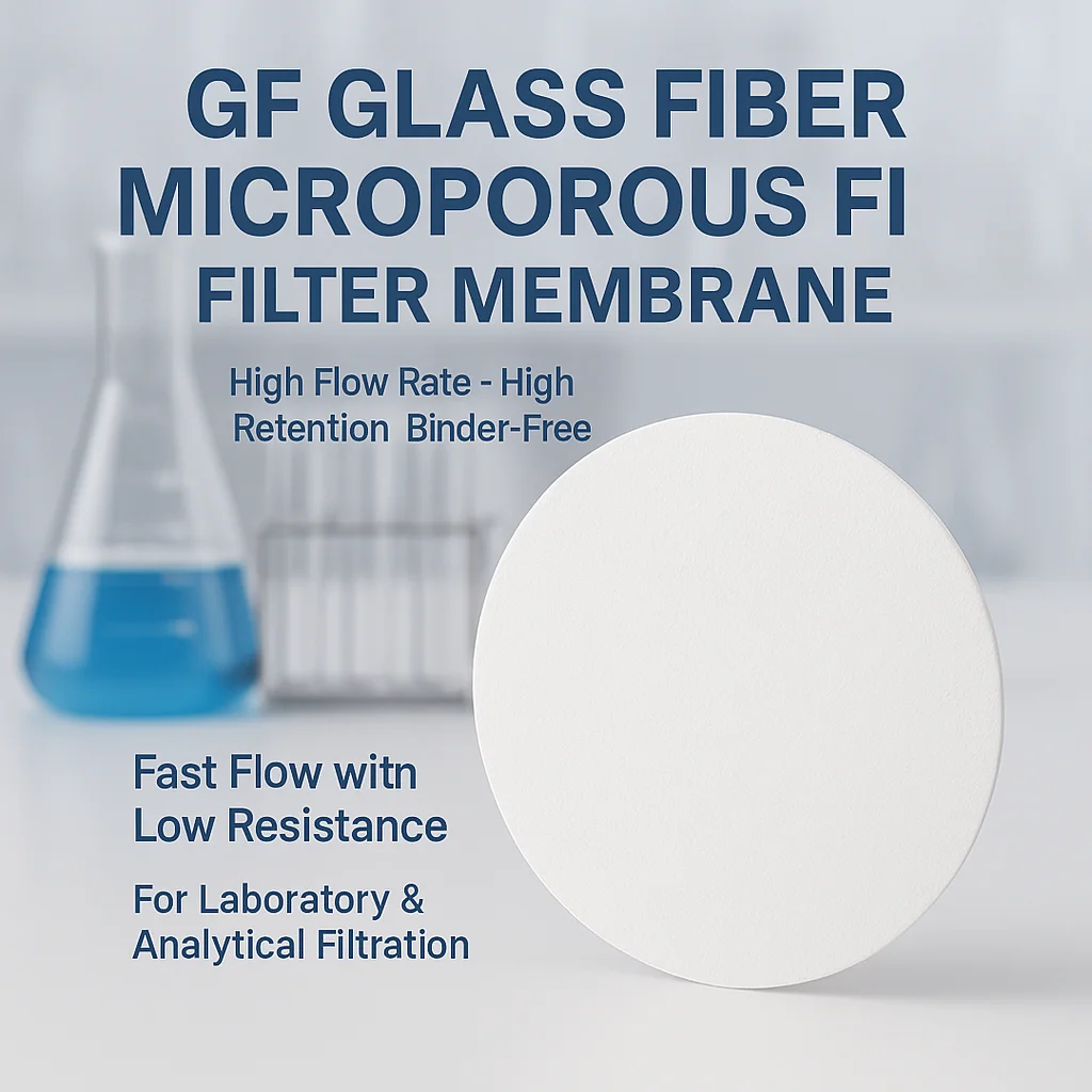 Lab Glass Fiber GF Microporous Filter Membrane for Smoke/Dust/Aerosol Sampling Low Concentration Particulate Gas Detection
