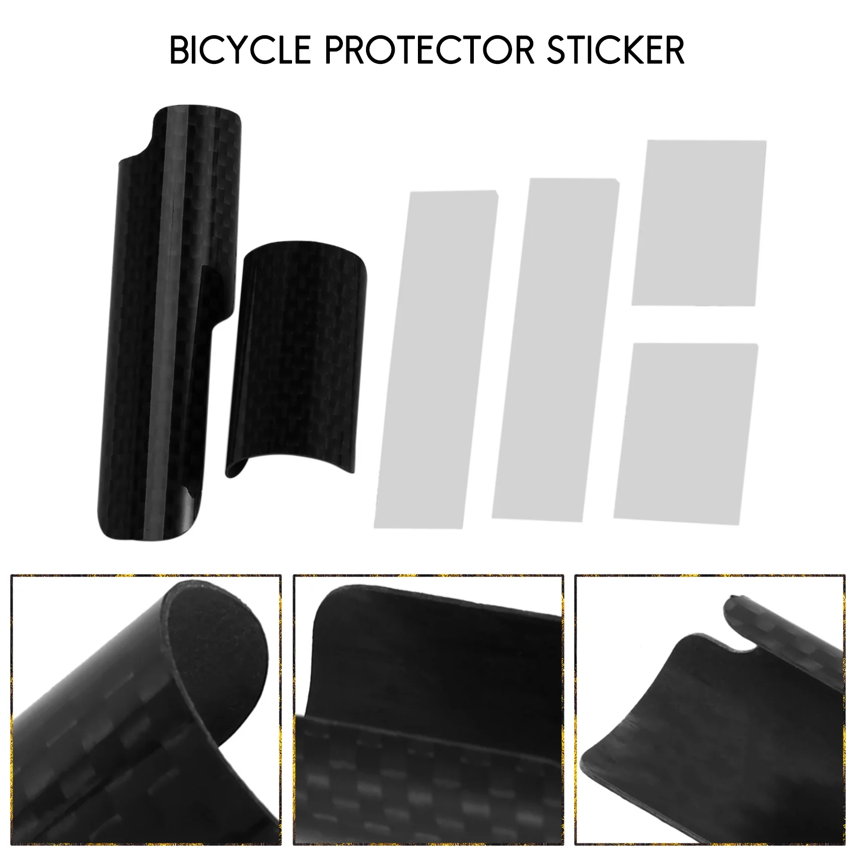 

-[Cilae-17R] Bicycle Chain E Hook Protector For Brompton Folding Bike Rear Triple-Cornered Frame Guard Pad For 3SIXTY Chain Stay