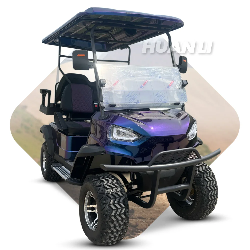 Best Quality 4-Seater Luxury Off-Road Electric Golf Cart With 5kw Motor Steel Chassis 48V Battery CE Certified New Design Buggy