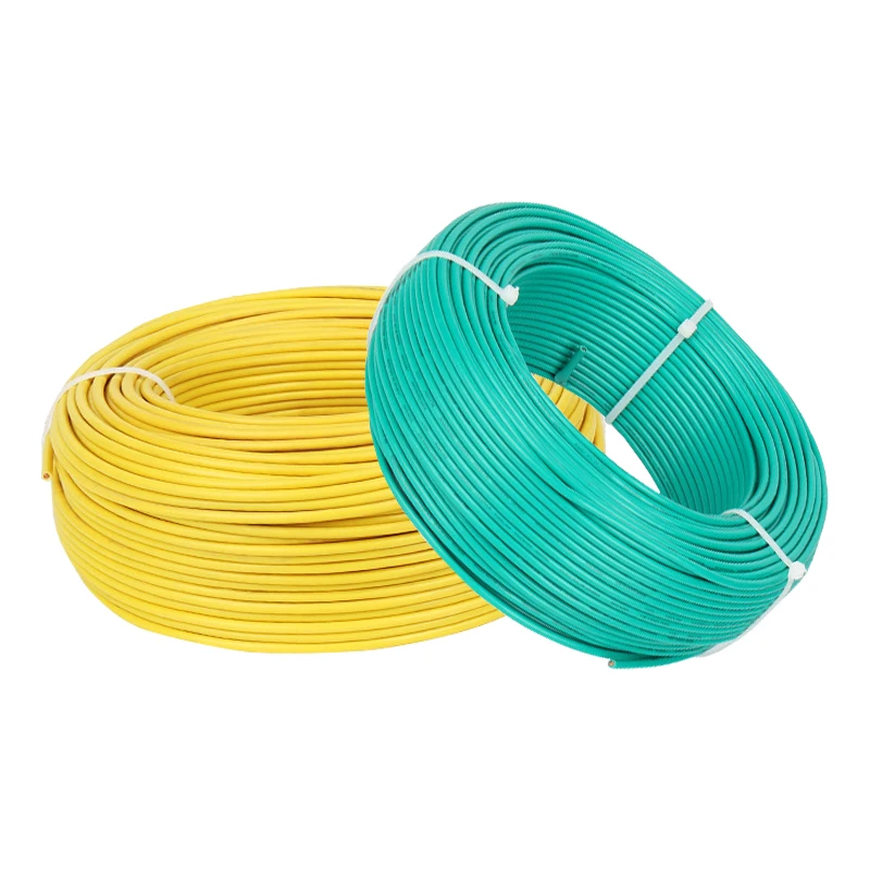 BV 20/19/18/16/14/12/10/8 AWG Single Core Wire Solid Core Copper Wire PVC Colorful Cable Flame Retardant Fixed Electrical Wiring