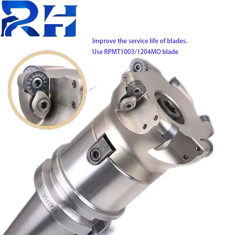 EMRW CNC Punta tonda Testa di taglio Lega di indurimento RPMT1204 R4 R5R6 Testa di fresa per naso di bue EMR 50 63 80 100