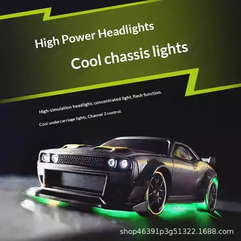 Turbo Racing C65 1/76 Rwd Rc Drift Car Challenger Hellcat Gyro 2.4ghz Mini Muscle Car Rtr Gift
