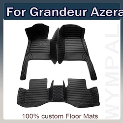 Car Mats For Hyundai Grandeur Azera IG 2019~2022 Anti-dirt Pad Carpets Leather Floor Mat Rugs Pad Interior Parts Car Accessories