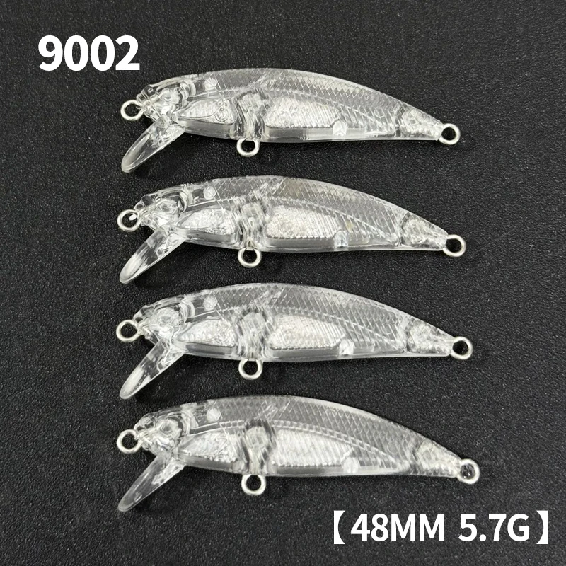 50個入り-無塗装ブランク-シンキングミノー-ルアー-48mm-57g-シンキングフィッシングベイト-淡水トラウト-パイク-ルアー-日本製フィッシングルアー-ペスカ