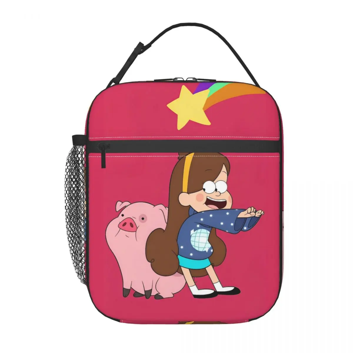 Gravity Falls Lunch Bag Portable Lunch Box Child Outdoor Picnic Graphic Design Cooler Bag Casual Waterproof Thermal Lunch Bags