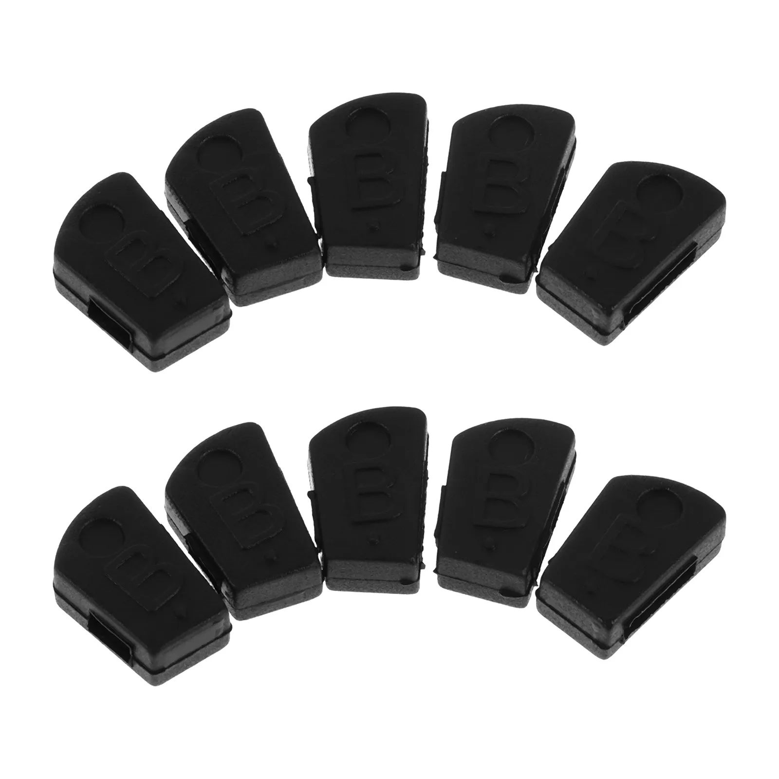 10Pcs Electric Piano Hammer Caps Rubber Replacement B Keys 0.51x0.39x0.20in Noise Dampening Keyboard Accessories Digital Piano