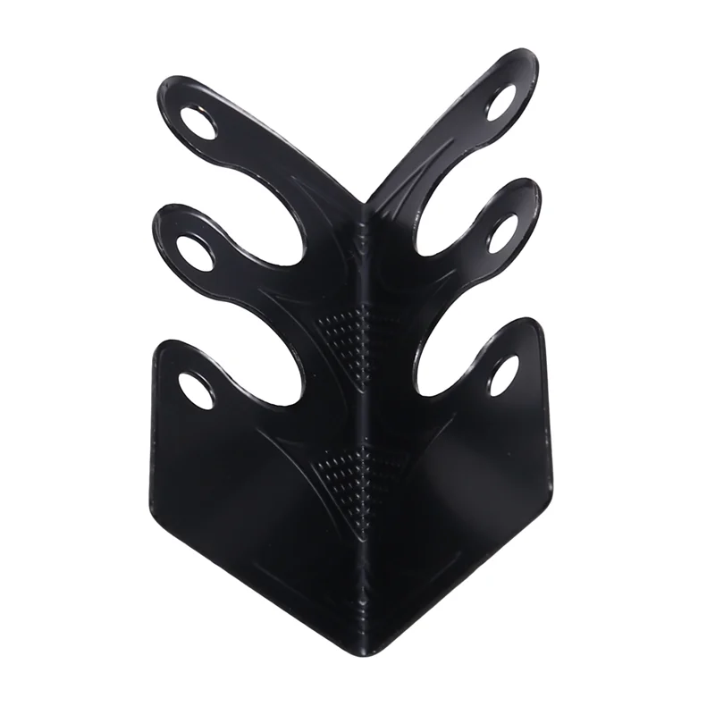 

AA81-30PCS Corner Protectors, Baseboard Corner Protectors Baseboard Corner Protectors Vintage Metal Corner Protector Black