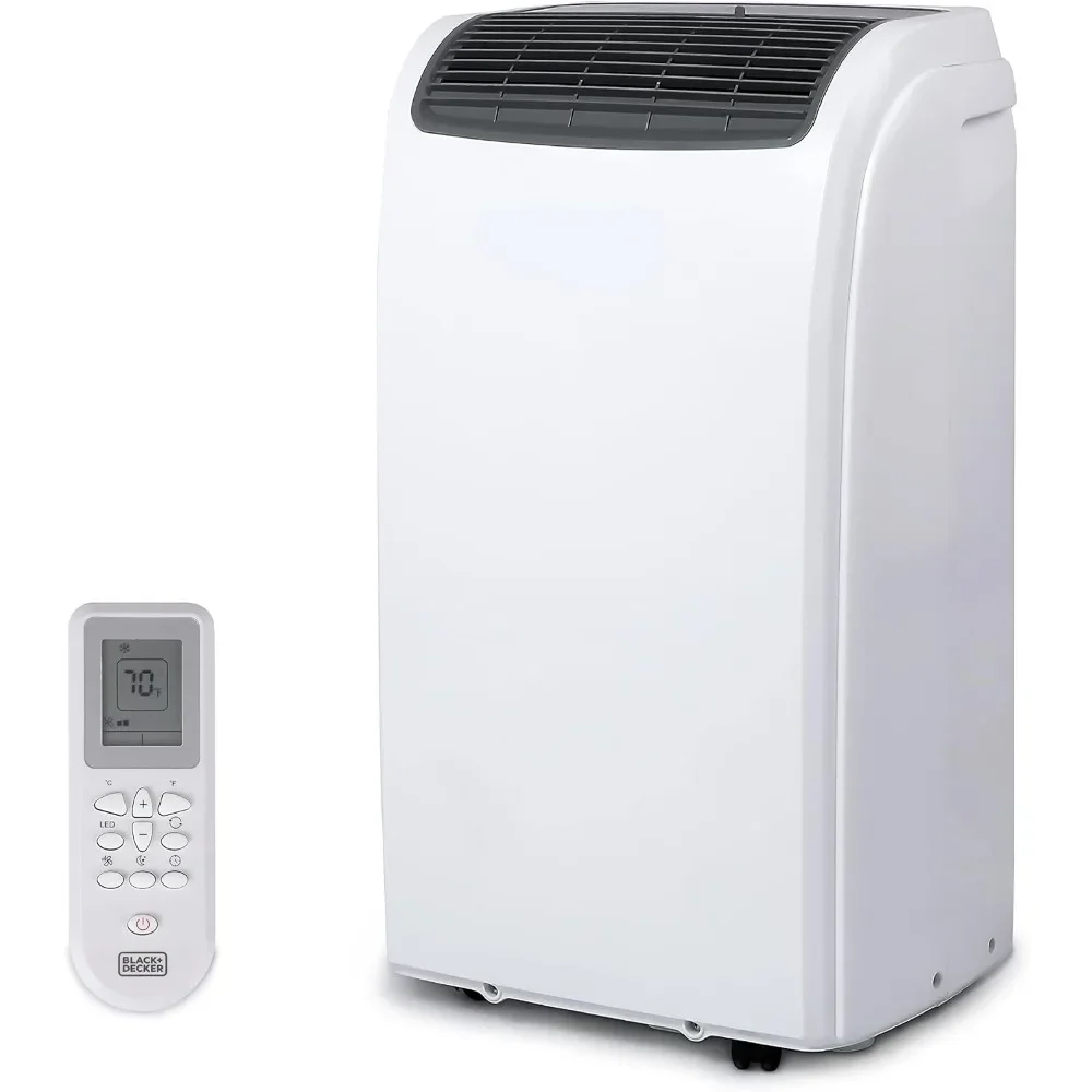 

Air Conditioner, 12,000 BTU Air Conditioner Portable for Room and Heater up to 550 Sq. Ft. with Remote Control, White