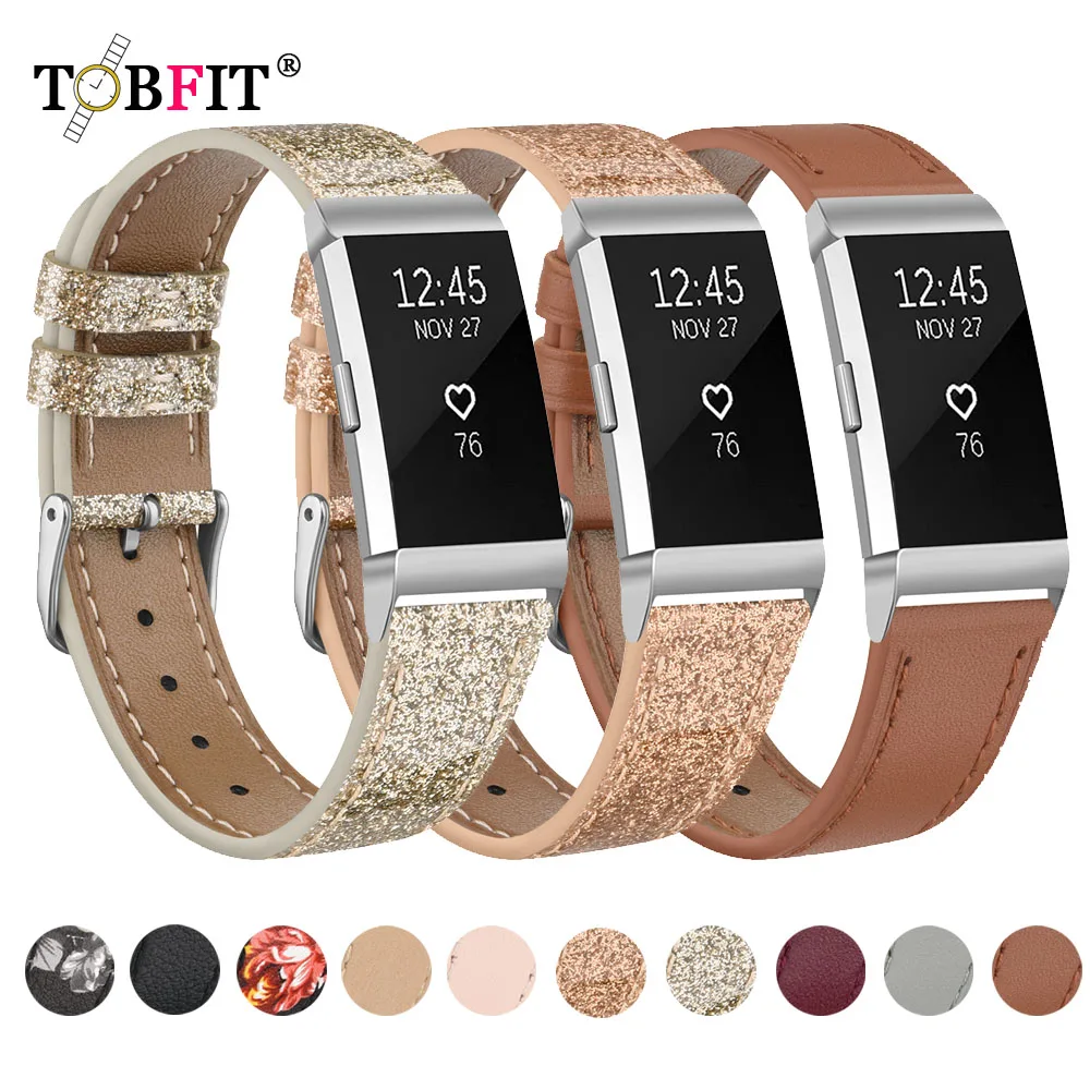 Leather Watch band Strap For Fitbit Charge 2 Band Bracelet Wristband Watchband For Fitbit Charge 2 Strap Loop Replacement