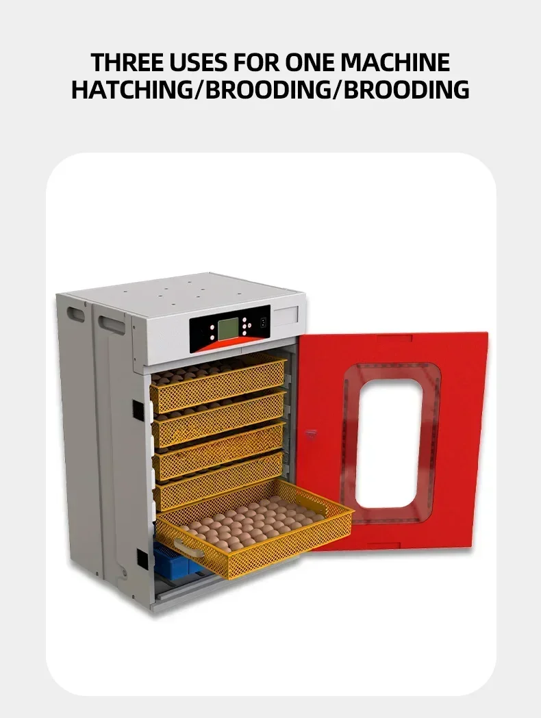 400 Eggs Fully Automatic Incubator Digital Temp & Humidity Control, Auto Egg Turner, 110V/220V, for Chicken Duck Quail for farms