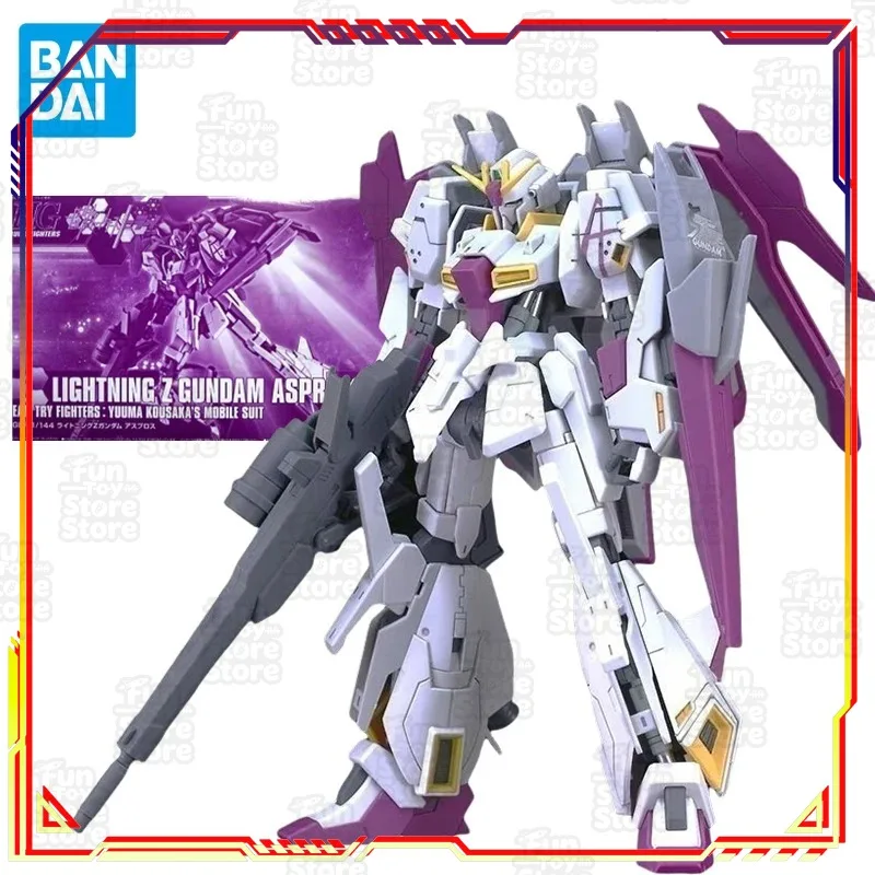 

Bandai HGBF Lightning Z Gundam Aspros 1/144 MSZ-006LGT Action Figure Mobile Suit Gundam Plastic Model Kit Anime Toy for Boys