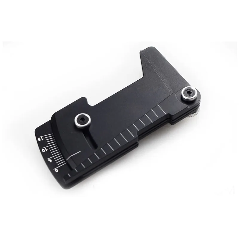 CNC Adjustable Ruler Adjusting RC car height & wheel Rim Camber Measure 15 degrees Alloy