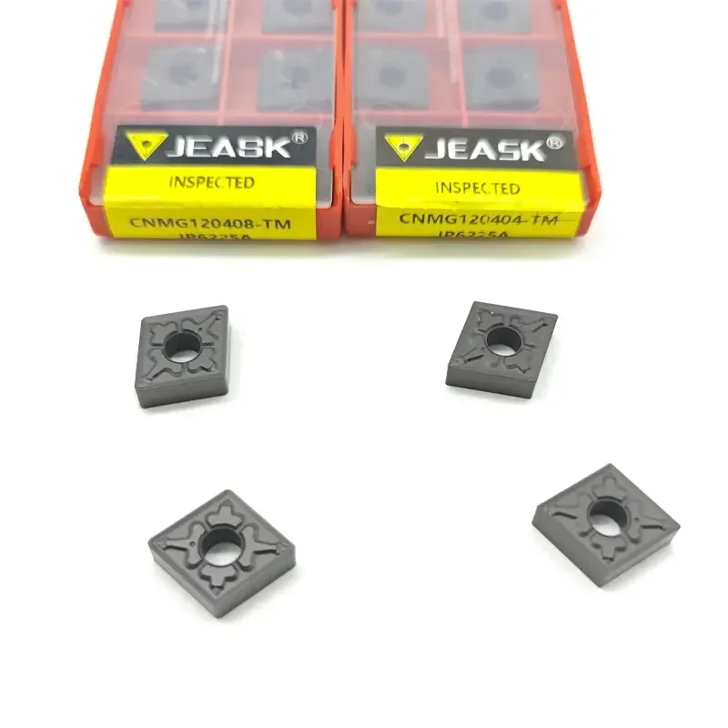 

JEASK CNMG CNMG120404 CNMG120408 CNC Machine Lathe Cutter turning tool New Tungsten Carbide Insert
