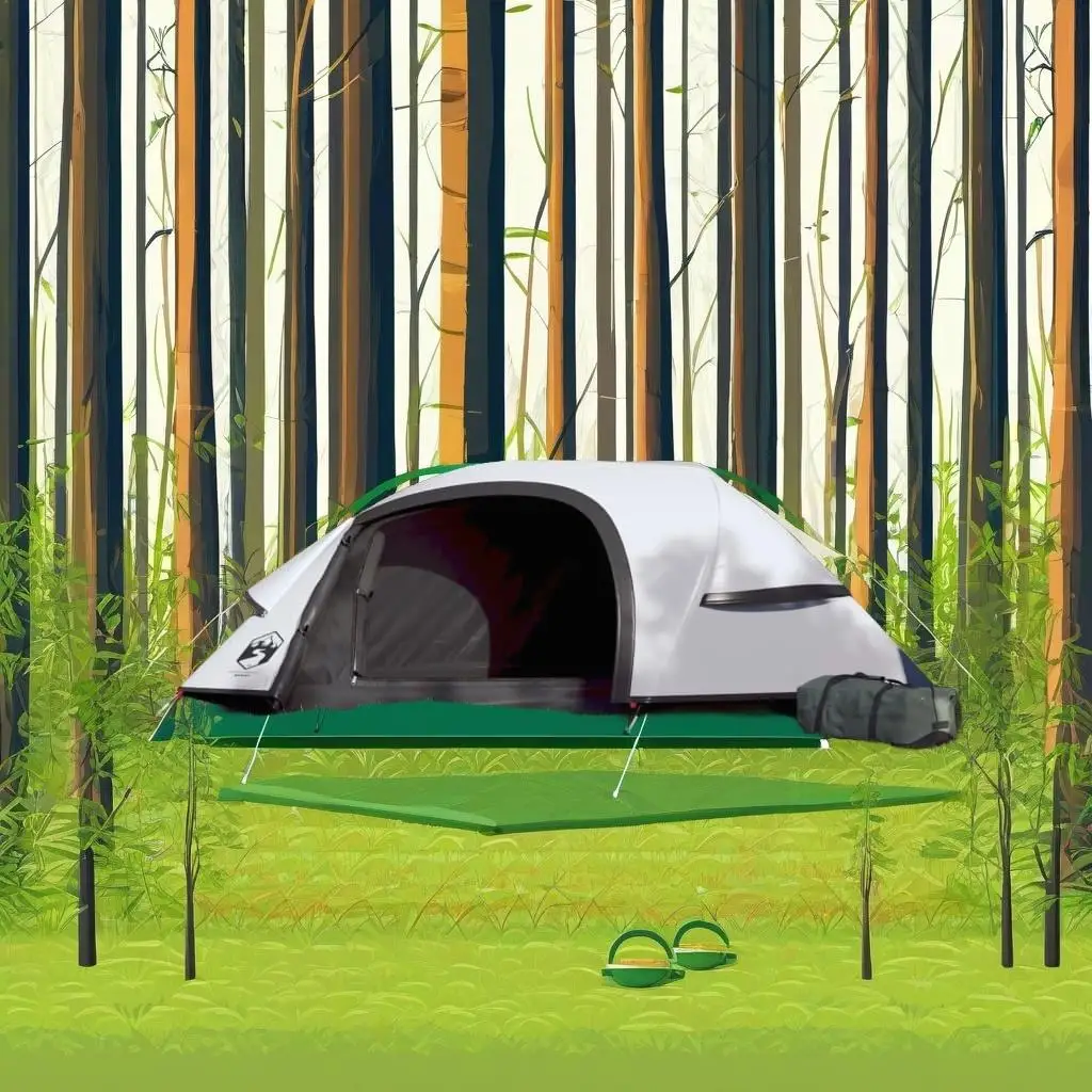 1-Person Waterproof Camping Dome Tent - White Blackout Fabric for Ultimate Privacy