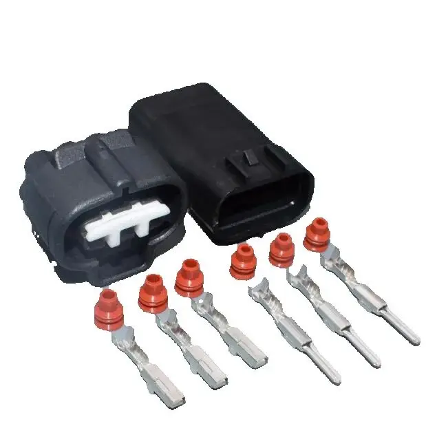 shhworldsea  2.2mm 3P for Toyota fuel injector repair connector pigtail / TPS & Boost Sensors connector 6189-0099