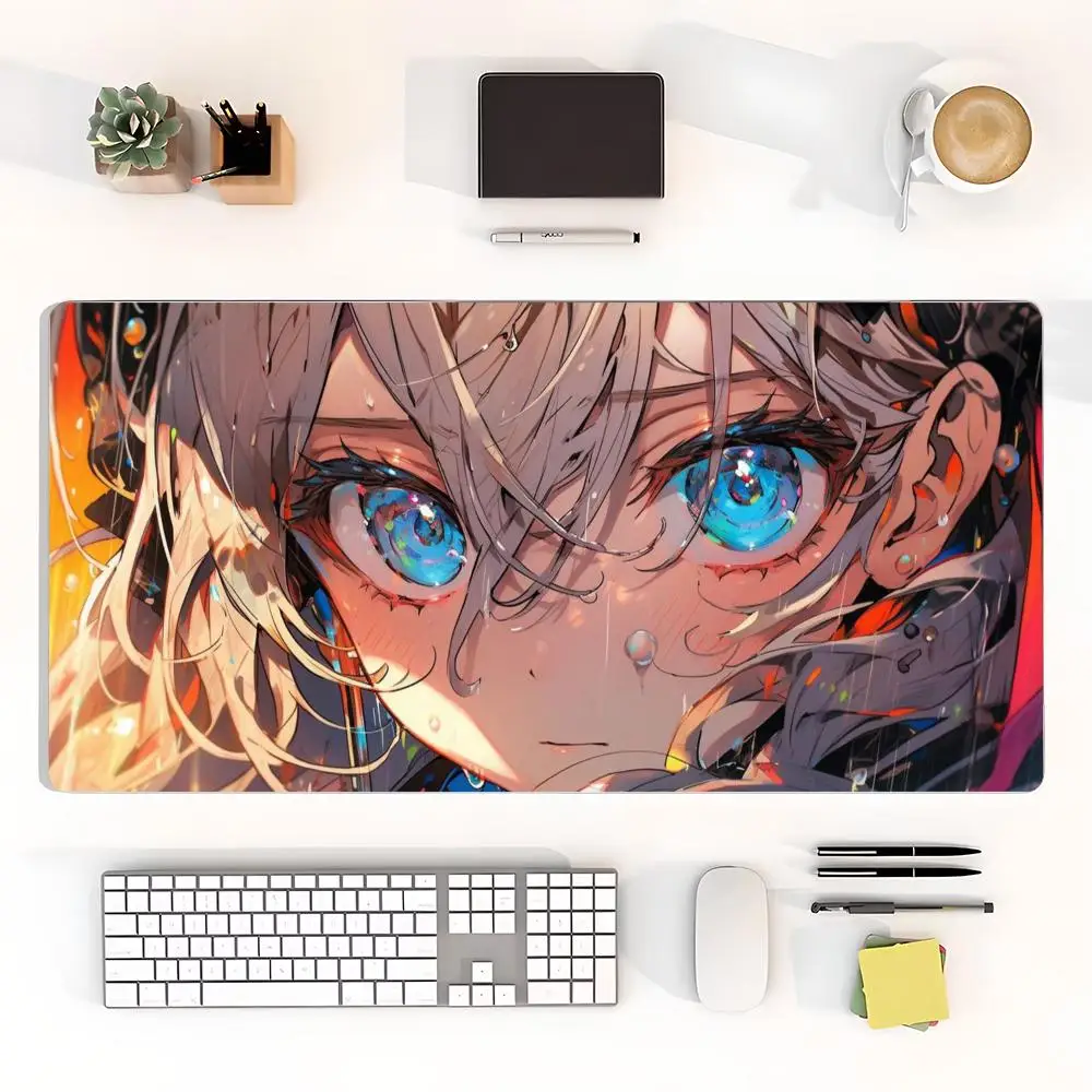 Mouse Pads Game Card Pad For Games Shining Anime Character Art Pattern Large Size Bedroom Learning Laptop Office Desktop Pad