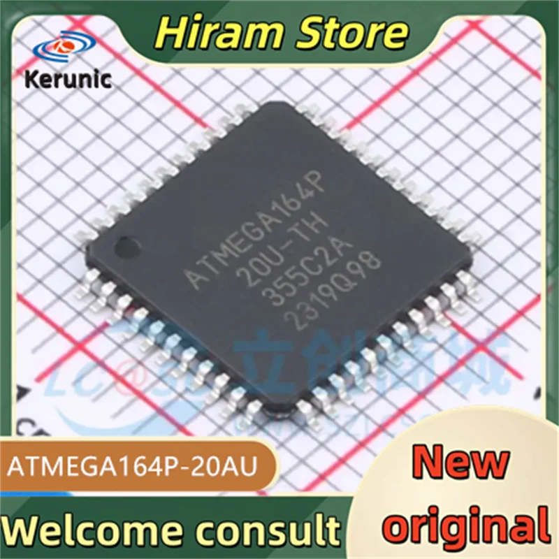 5PCS ATMEGA164P20U-TH New and original ATMEGA164P-20AU ATMEGA164P-20 ATMEGA164P ATMEGA164