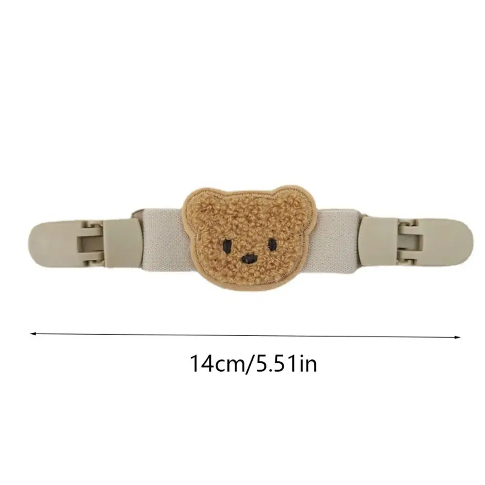 Elastic Portable Hanging Anti-slip For Baby For Children Pants Strap Clip Shoulder Clip Bear Strap Clip Suspenders Clip