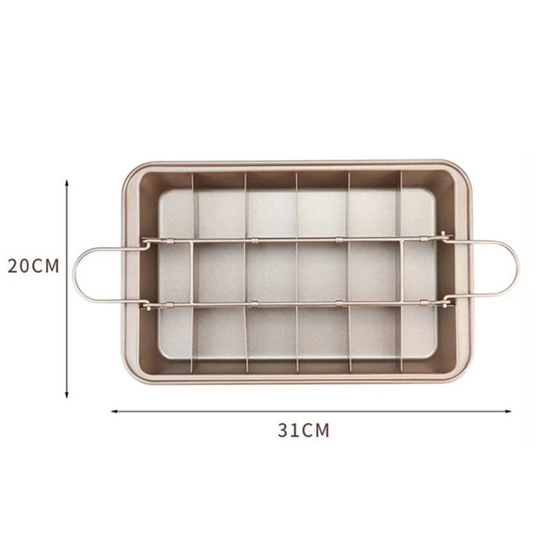 분리대가 있는 논스틱 케이크 베이킹 팬, 18 사전 슬라이스 트레이, 제빵기