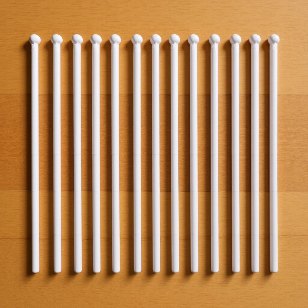 

50pcs Cocktail Stirring Sticks Transparent Round Head Plastic Drink Mixers For Beverages Coffee Bar Party Swizzle Sticks