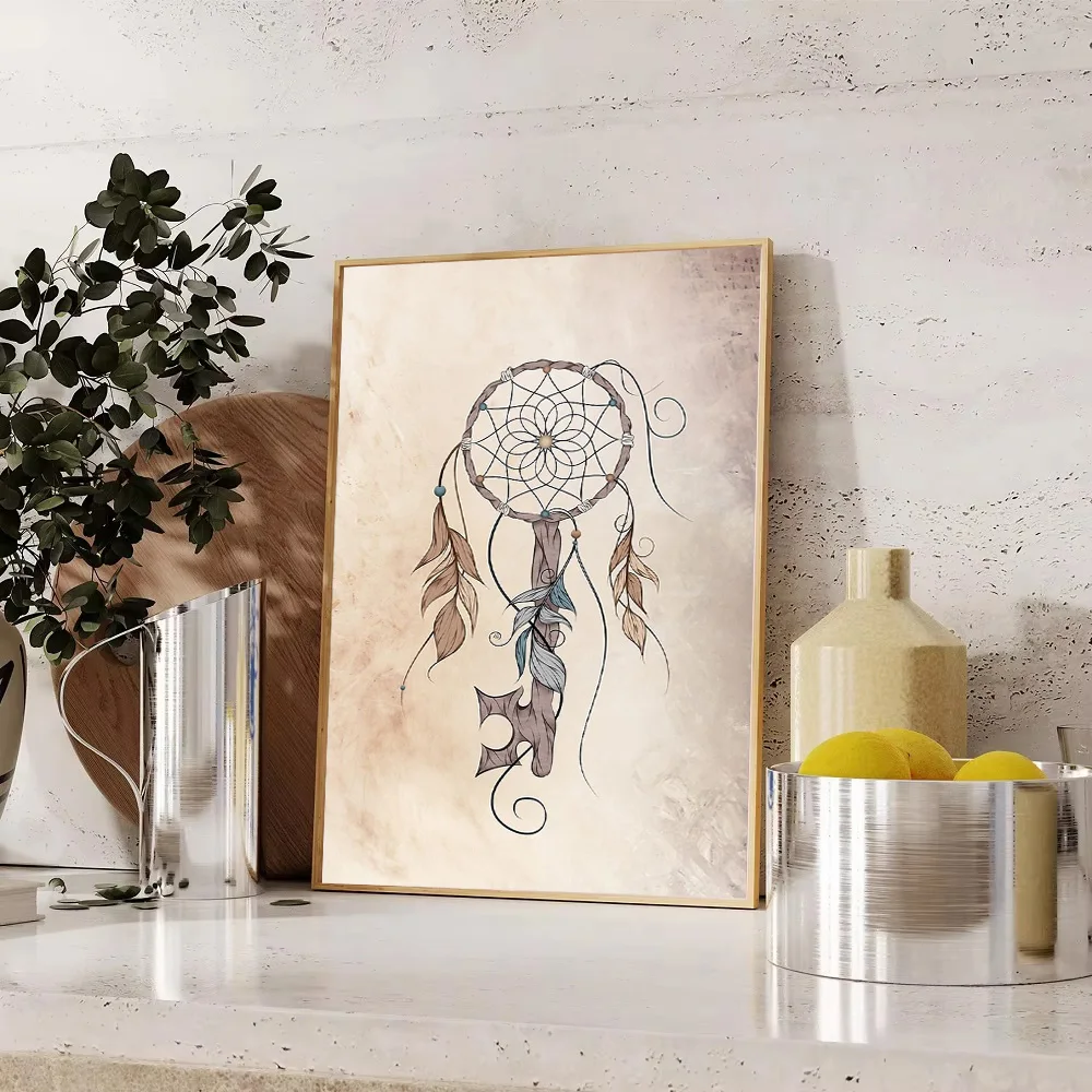 حلم الماسك قماش جدار الفن ديكور أمريكي أصلي بوهو ديكور المنزل غرفة الهبي ديكور الغرفة الجمالية الفن الروحي هدية خمر #1