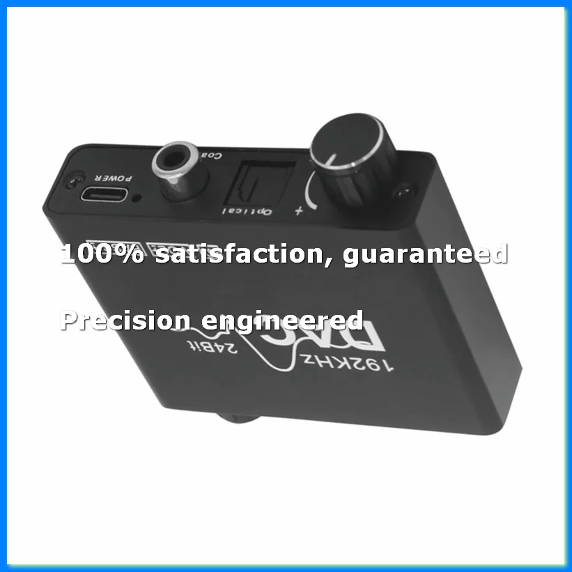 192KHz Converter Digital Optical Coaxial Toslink to Analog L/R 3.5mm Audio Converter Adapter with Volume Control-A22U