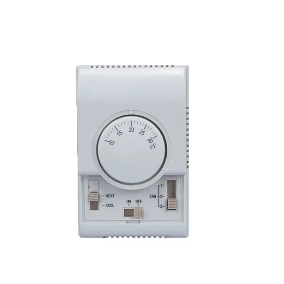 220VAC Room Mechanical Thermostat Air Conditioner Heat Cool Thermostat Tempertaure Controller Warm