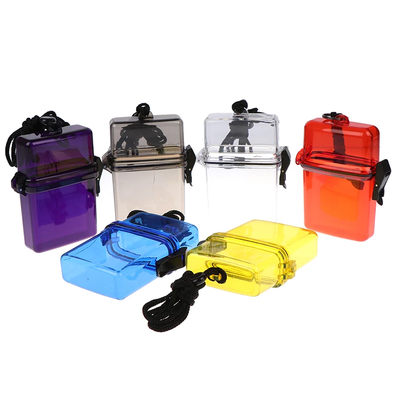 1PC Outdoor Waterproof Pockets Key Money Storage Box Holder Plastic Case