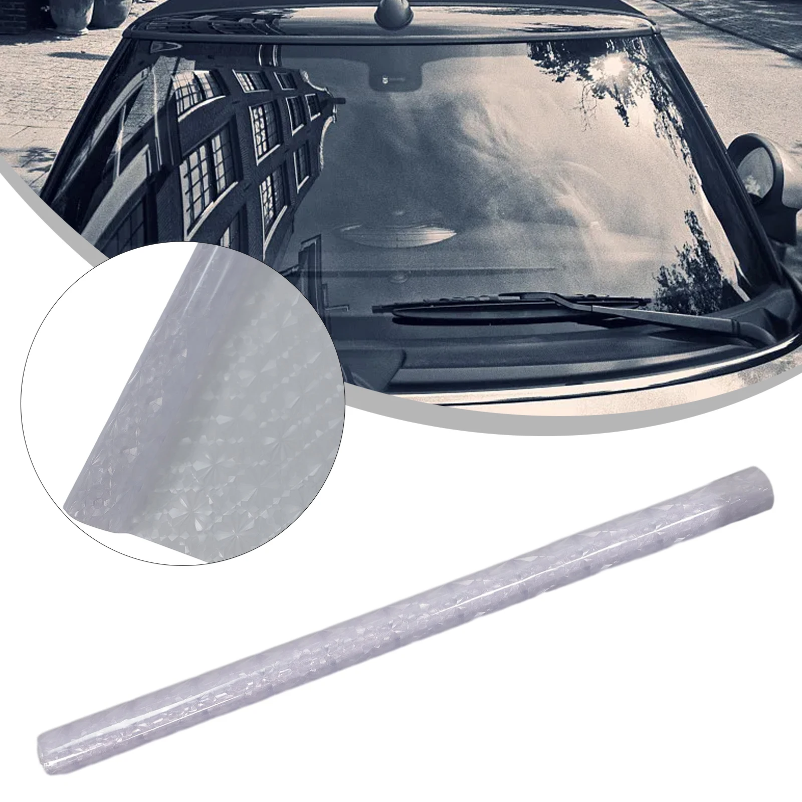 0 24mm Thickened PVC Film, Bathroom Floral Casement Sticker, Privacy & Sunlight, Easy Installation, Environmentally Friendly