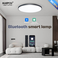 MARPOU 36W 50W LED Waterproof Ceiling Light Remote Control APP Smart Control WIFI Bluetooth Room Decoration Bedroom Bathroom