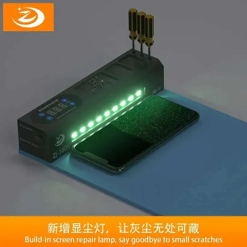 ZJ-1805 Heating Pad Compatible with LED Dust Detection Lamp Heat Plate For iPad Mini Phone Smartphone LCD Screen Repair Tool