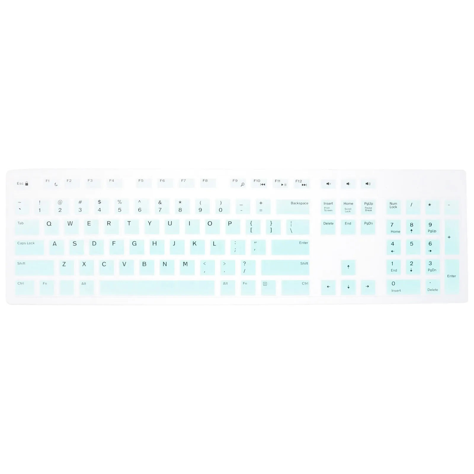 1Pcs Keyboard Protective Film Silicone Cover for Kb216 Km636 Wired Wireless Keyboard Ultra Thin Dustproof Spill Resistant