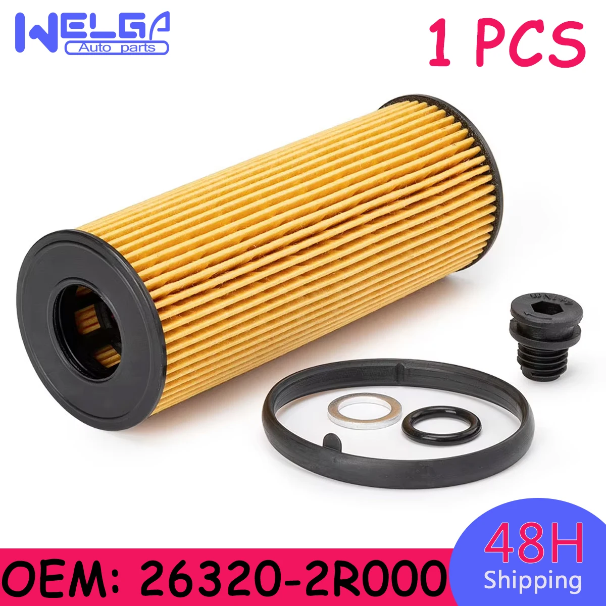 26320-2R000 263202R000 New Car Oil Filter Kit For Hyundai Santa Fe For Kia Sorento For Genesis G80 GV70 Diesel J1310307 SH4117P