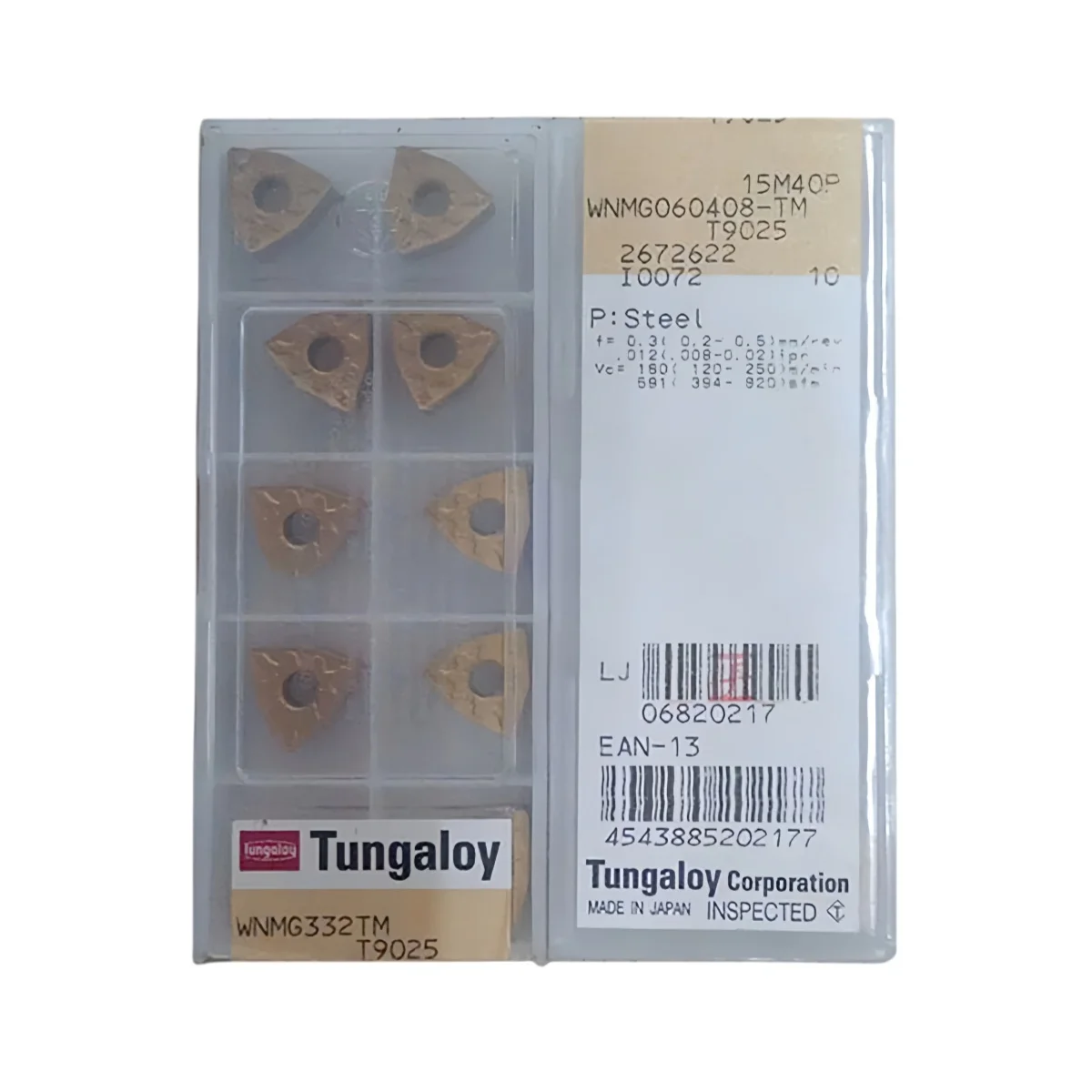 

100% Original WNMG WNMG06 WNMG060408 WNMG080412 WNMG080404 WNMG080408 TM T9025 Medium-Roughing Carbide Turning Inserts