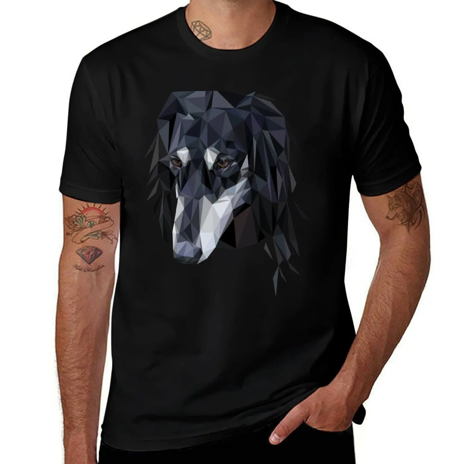 

Saluki T-Shirt man t shirts for men casual anime tshirt cotton t shirt man T-shirt