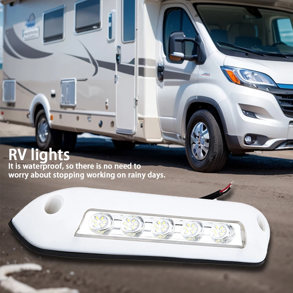 12V RV LED Luifel Veranda Licht 6000K Waterdicht Camper Caravan Interieur Wandlampen Luifel Verlichting RV Retrofit Buitenverlichting