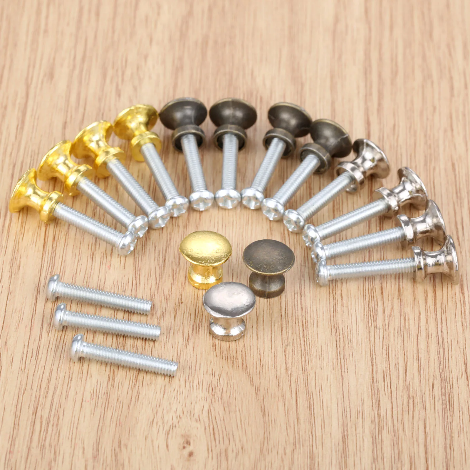 5Pcs Zinc Alloy Vintage Furniture Mini Knobs and Handles Jewelry Chest Cupboard Drawer Kitchen Cabinet Door Pulls Knob 12mm*11mm