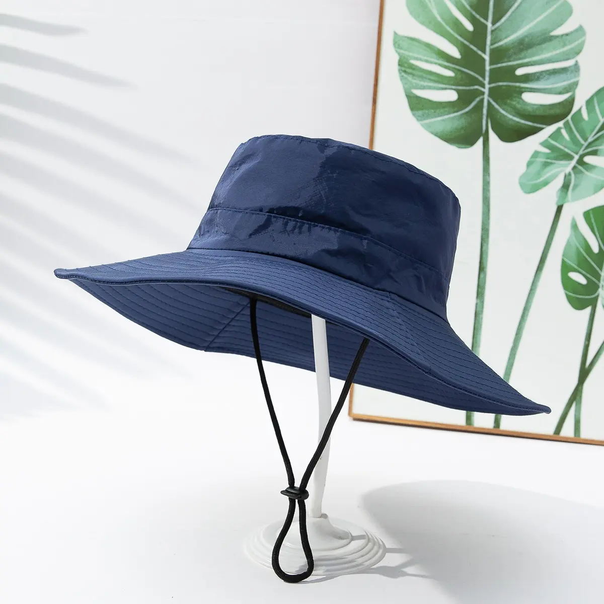 Quick-drying wide-brimmed sun-protective fishing hat suitable for outdoor use, wide-brimmed waterproof bucket hat