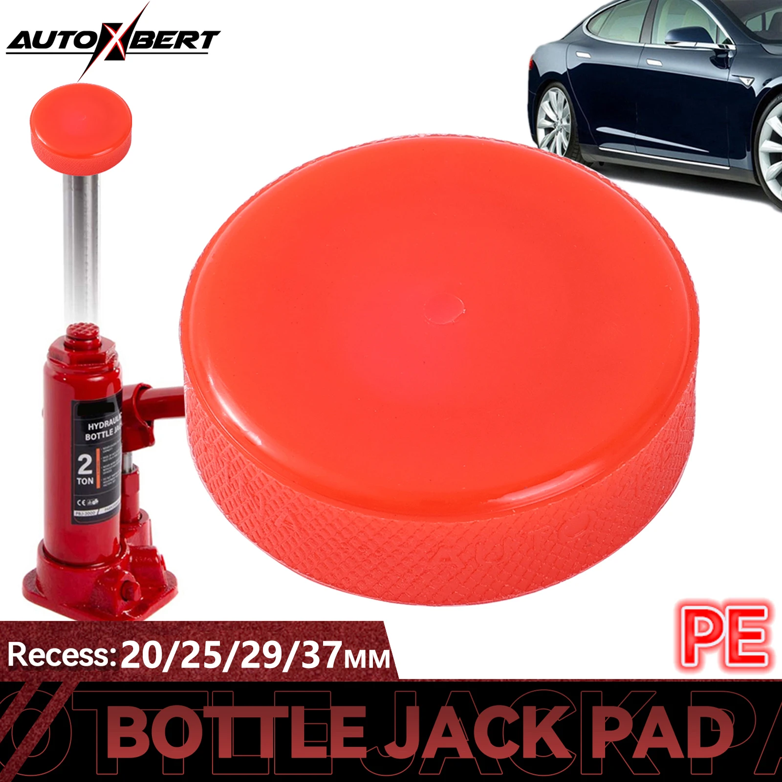 Universal Bottle Jack Polyethylene Pad Anti-slip Adapter Support Block Car Lift Tool 2-10 Ton Bottle Jacks Jacking Points Repair