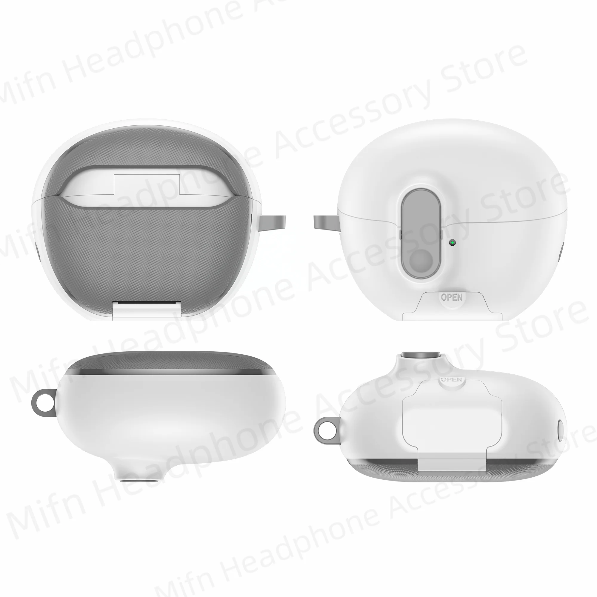 Чехол для наушников Huawei FreeClip 2025 года с подставкой для телефона, безопасным замком, чистой ручкой и брелоком для женщин, чехол для наушников Huawei FreeClip