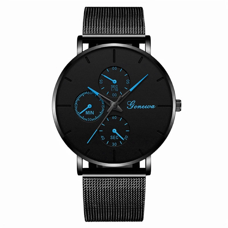 2-piece men's popular watch set, quartz watch combination, latest model, the choice of fashion enthusiasts